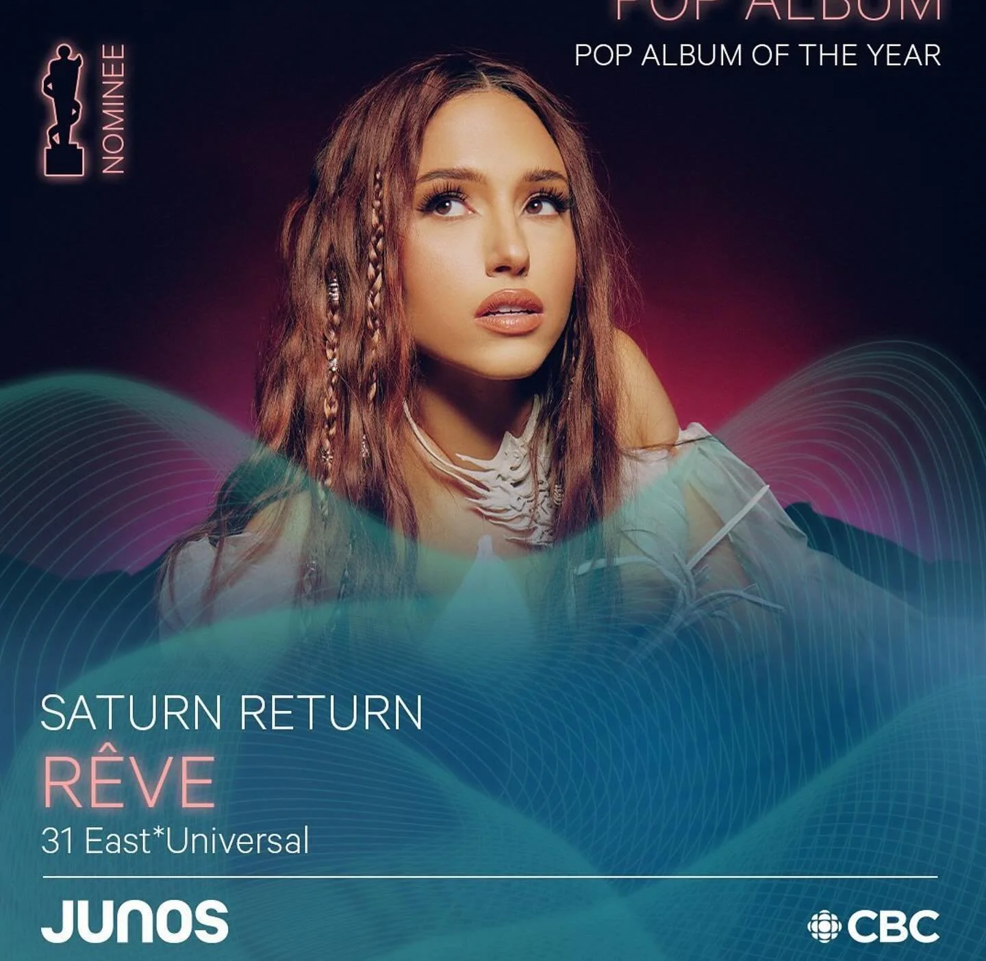 Congrats to @revemtl and the whole team on the nomination for Pop Album Of The Year at the 2024 @thejunoawards. So stoked!!!

Mixed everything except track 5
Mastering @thehitlab