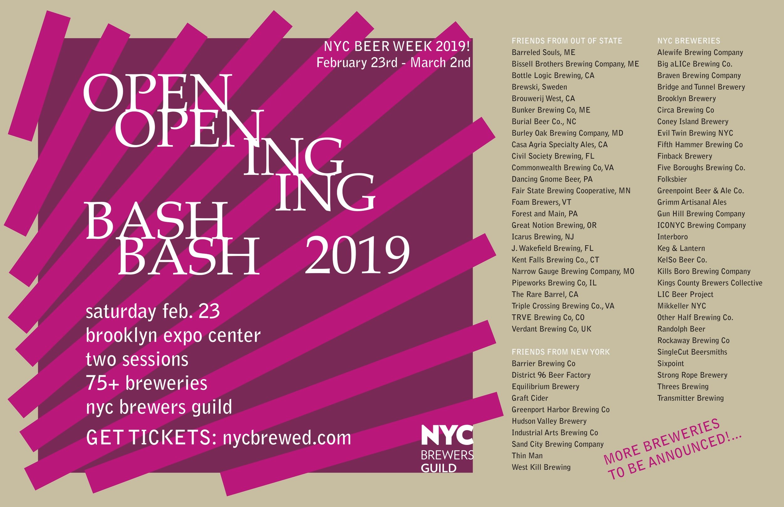 Opening Bash 2019