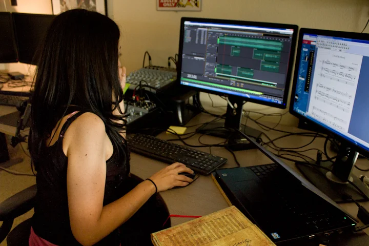 This picture WOULD be very realistic. Except my work space is almost never that clean ;)
