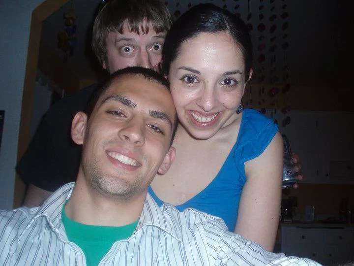 Jesse in front, Rose in the middle, the Ghost Guitarist hiding in the back...