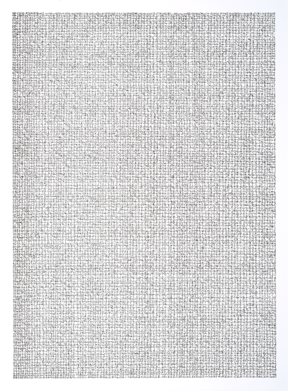 chpt. 5: too many words are exhausting, 2014 | ink on paper | 30" x 22" | Private Collection, Oakland, CA