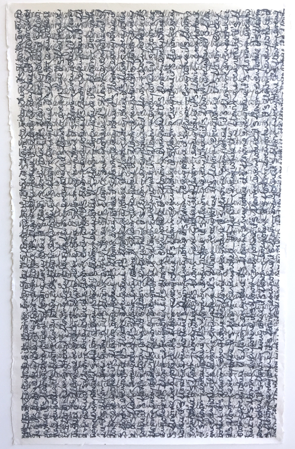 chpt. 34: it's flowing everywhere, 2018 | ink on kozo paper | 39.75" x 24.75"