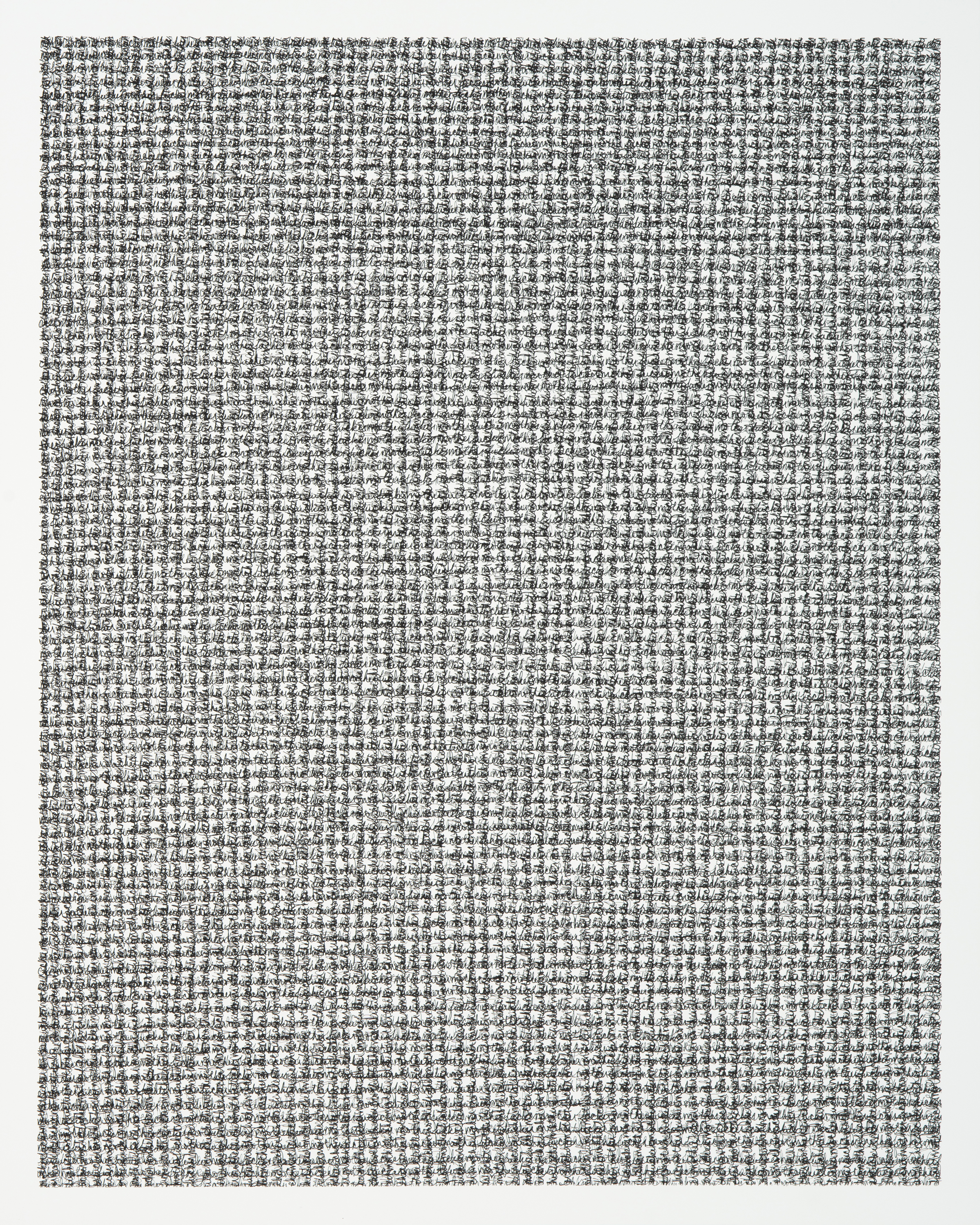 motherfucker, 2017 | ink on panel | 30" x 24" x 1.5" | Private Collection, Mercer Island, WA