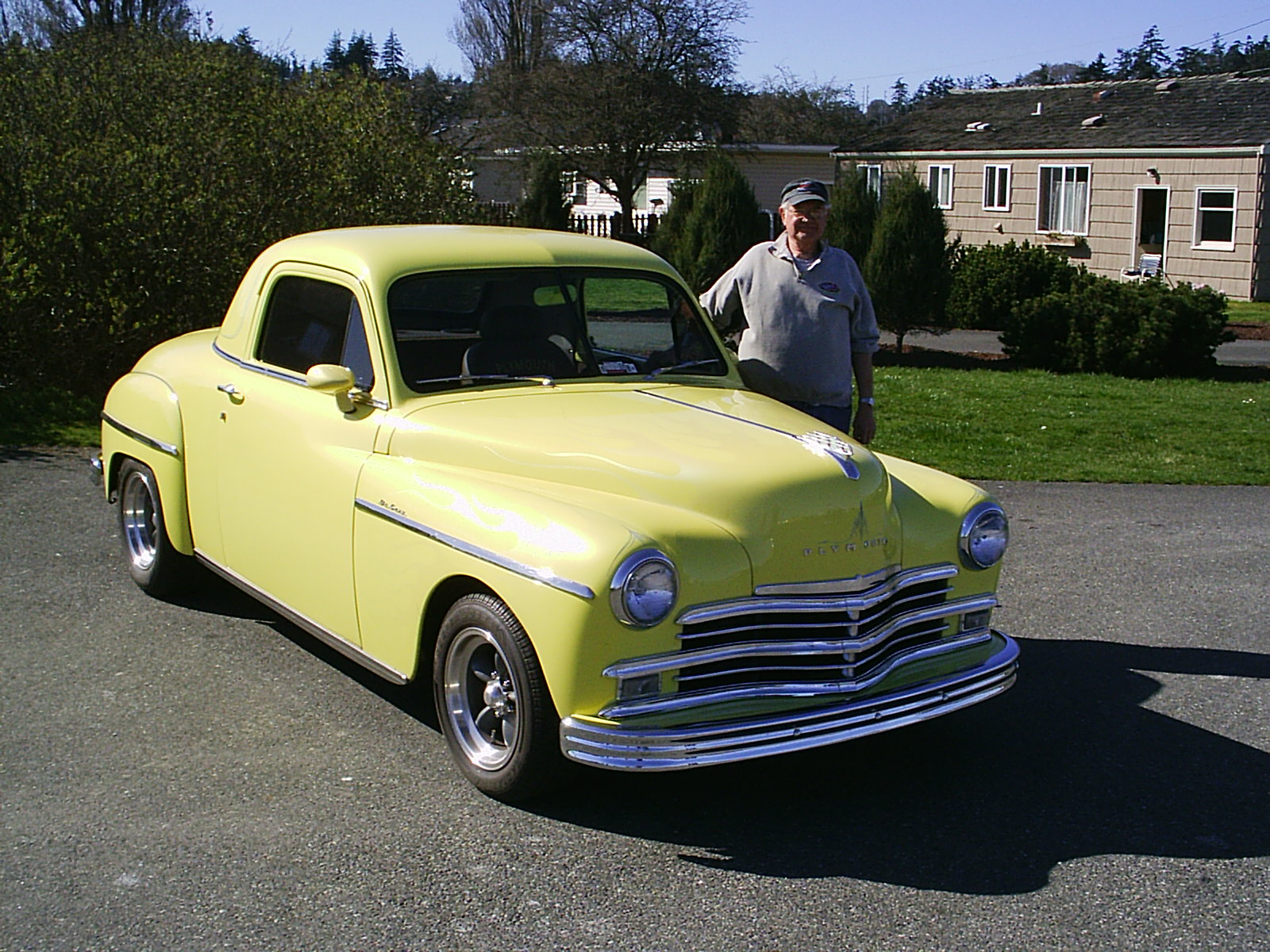 Bud & Brenda Axley 1949 Plymouth Coupe