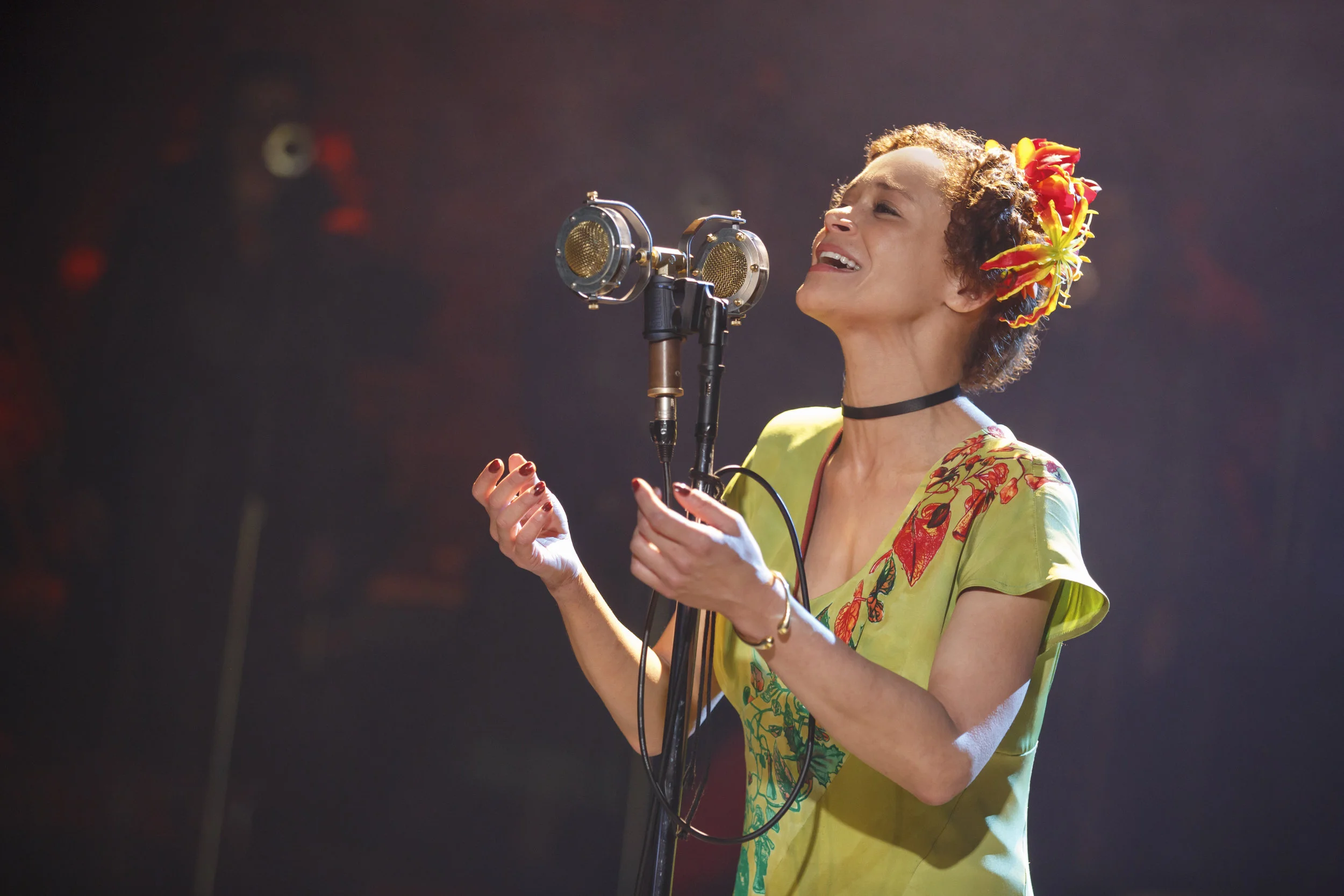 Amber Gray in Hadestown (2016). Photo by Joan Marcus