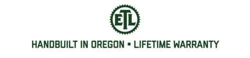 Handbuilt in Oregon - Lifetime Warranty