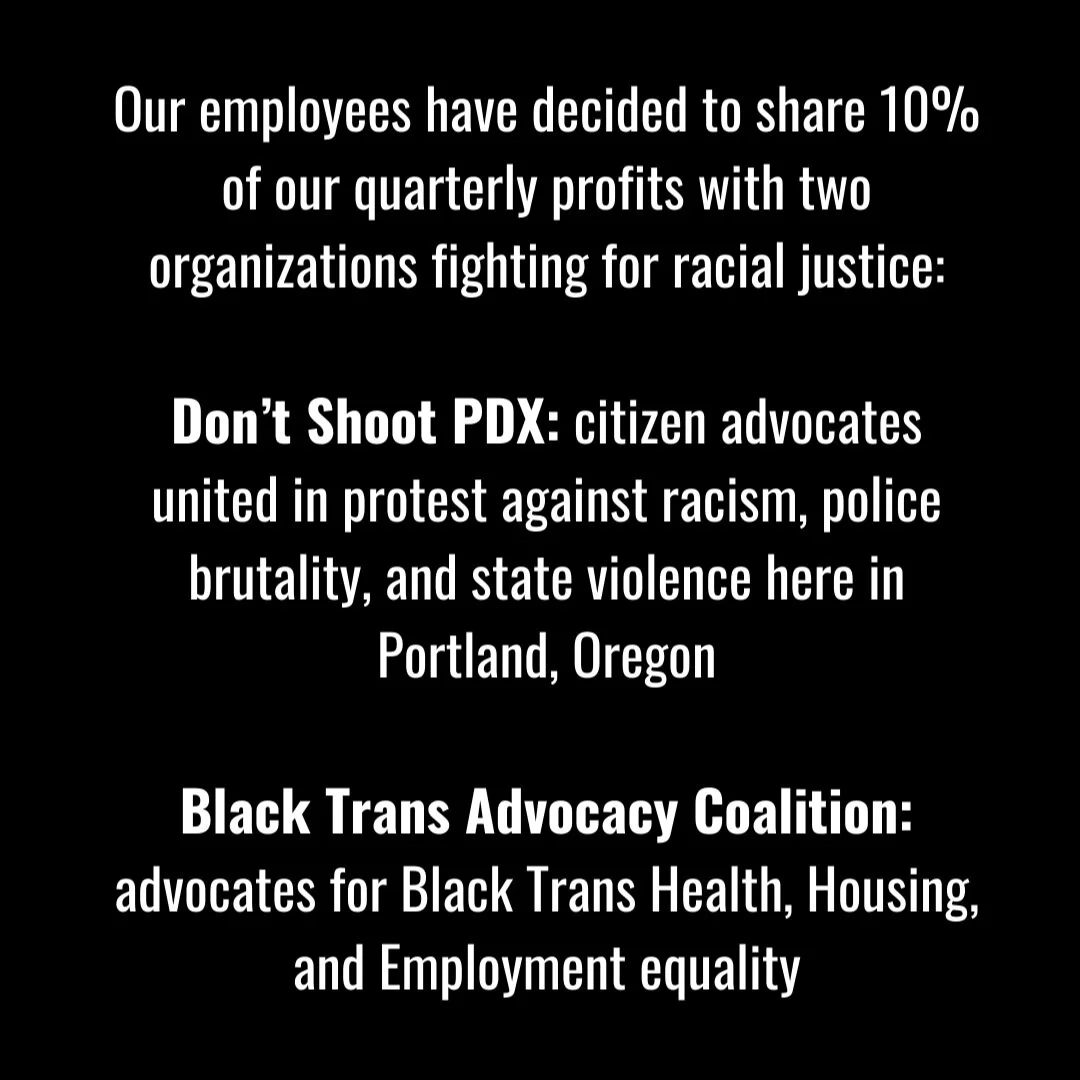 Ear Trumpet Labs Employees Commit 10% of Quarterly Profits to Don't Shoot PDX and Black Trans Advocacy Coalition