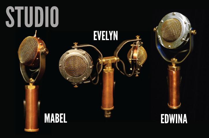 studio microphones - mabel evelyn