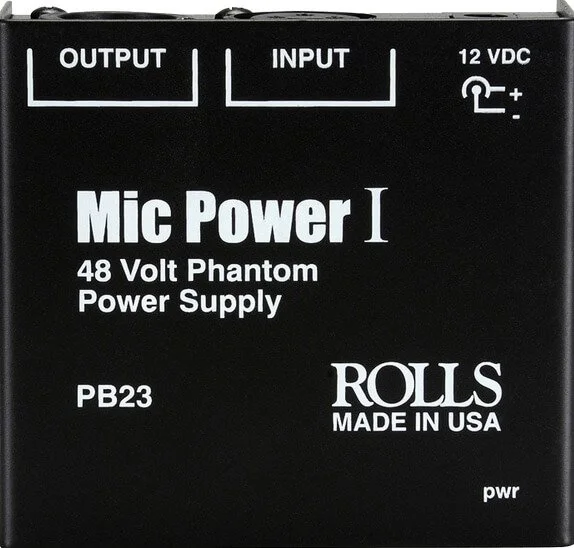 mic power 48 Volt Phantom Poser Supply