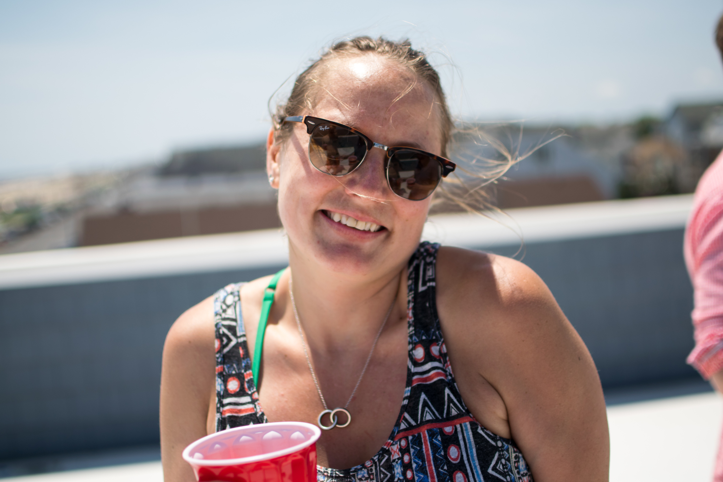 Summer Lab Outing 2015 - Hannah at Bradley Beach