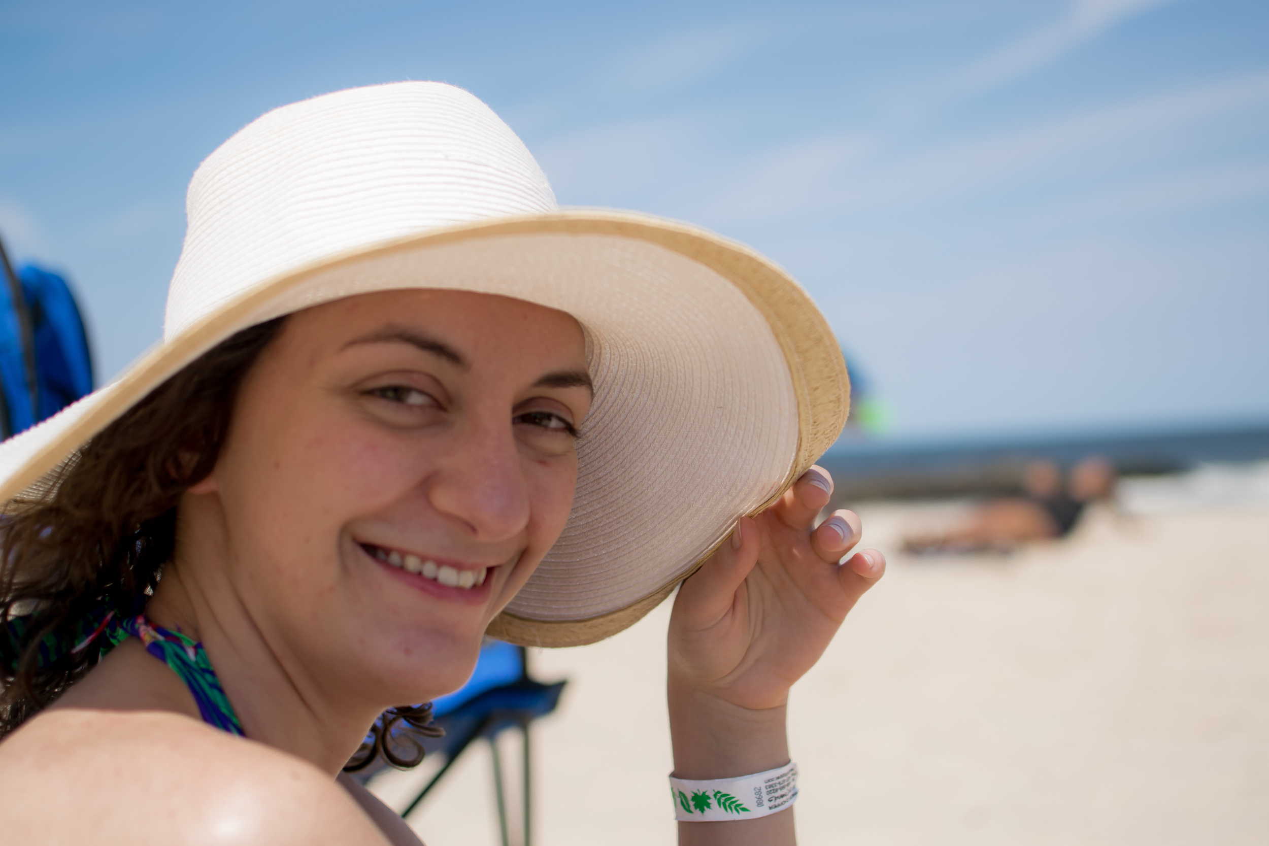 Summer Lab Outing 2015 - Alexandra at the beach