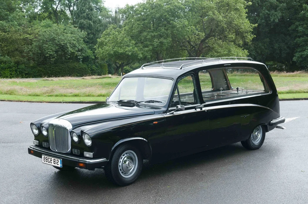 Black Vintage Daimler Hearse & Limousines