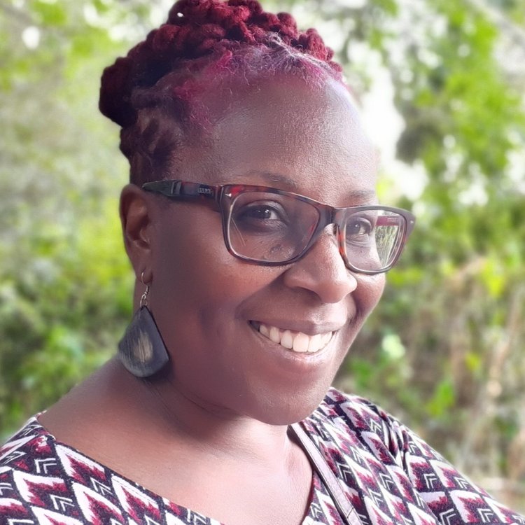 Portrait of Angela Morgan, funeral celebrant