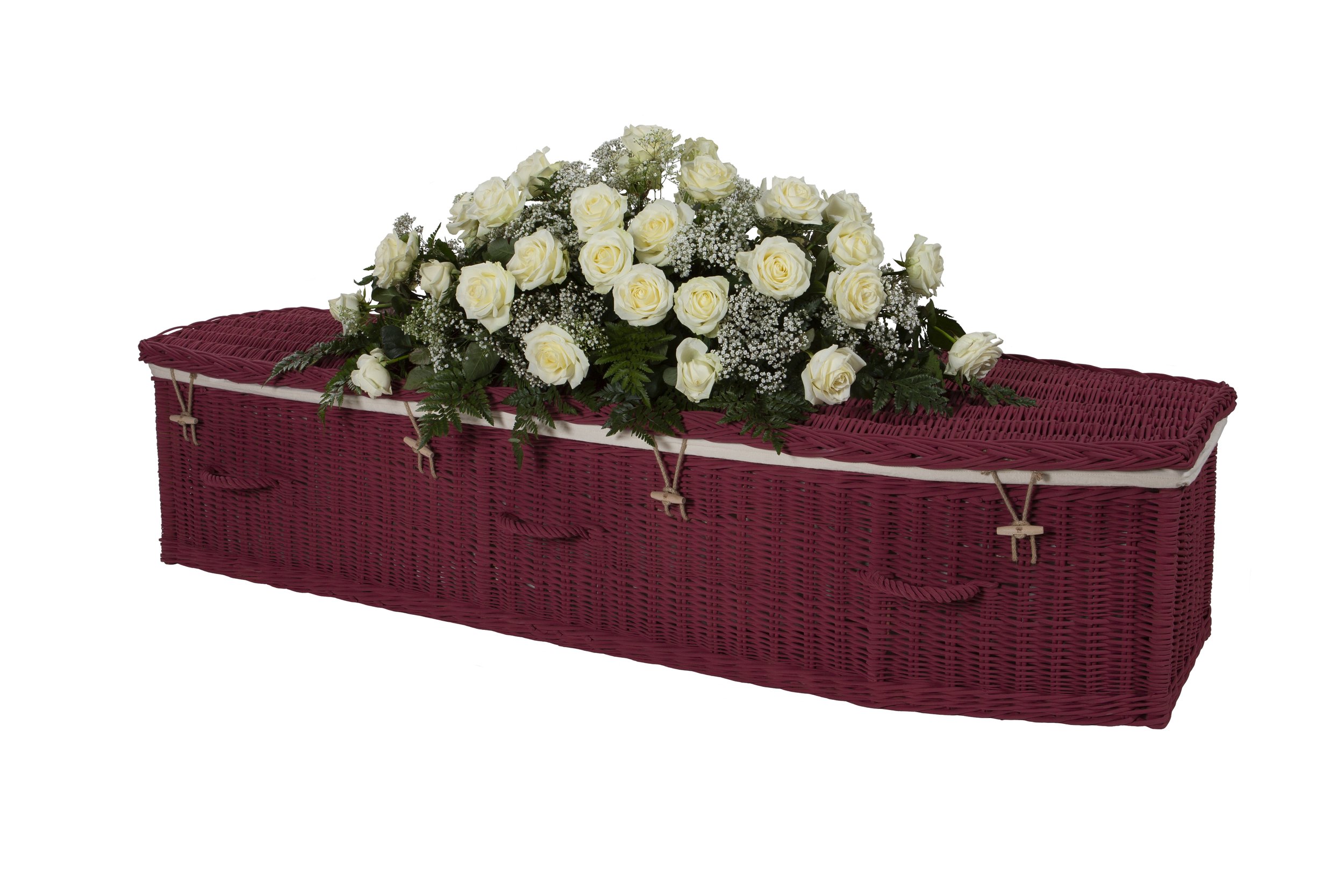 Hand-painted Willow Coffin
