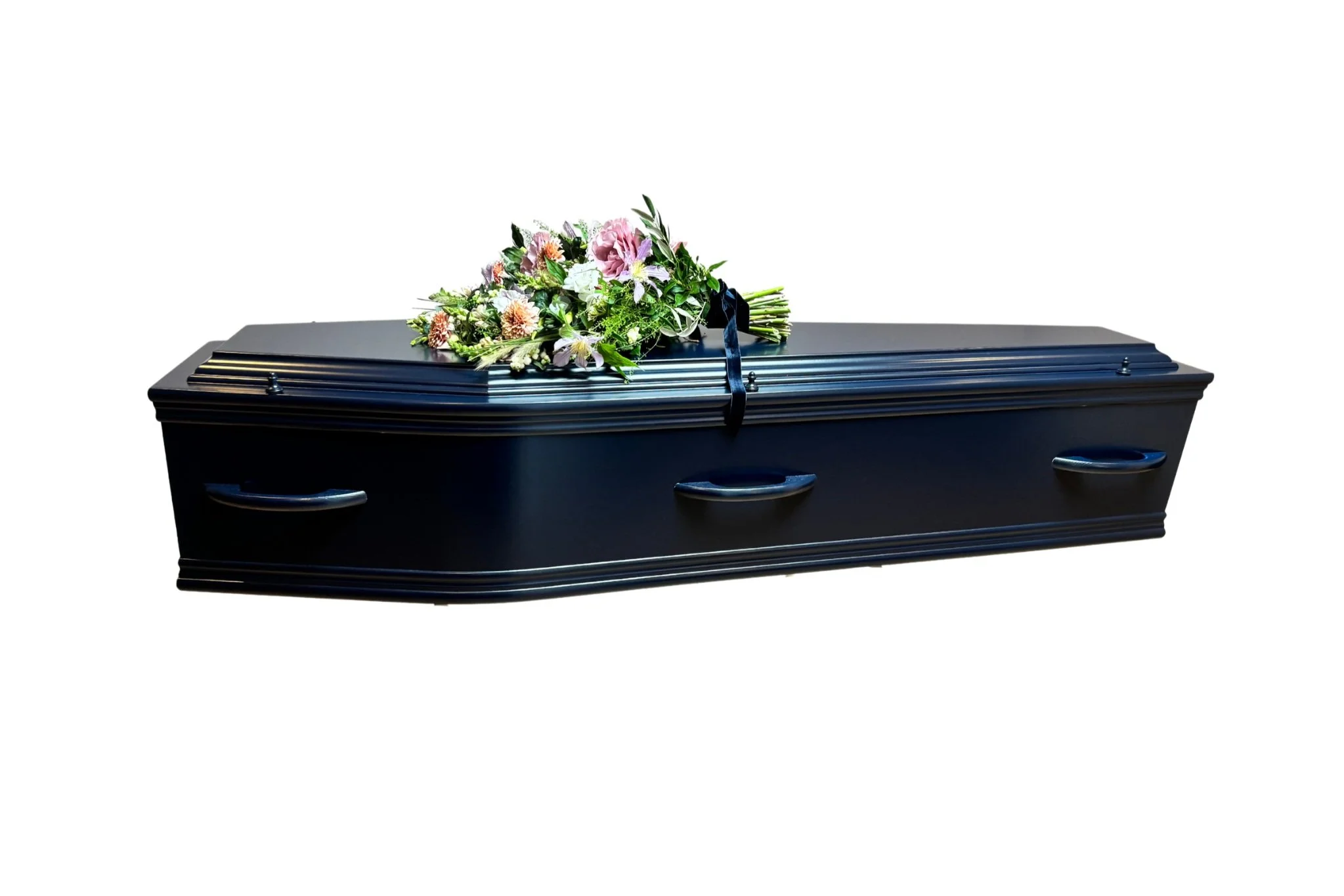 Poetic blue coffin