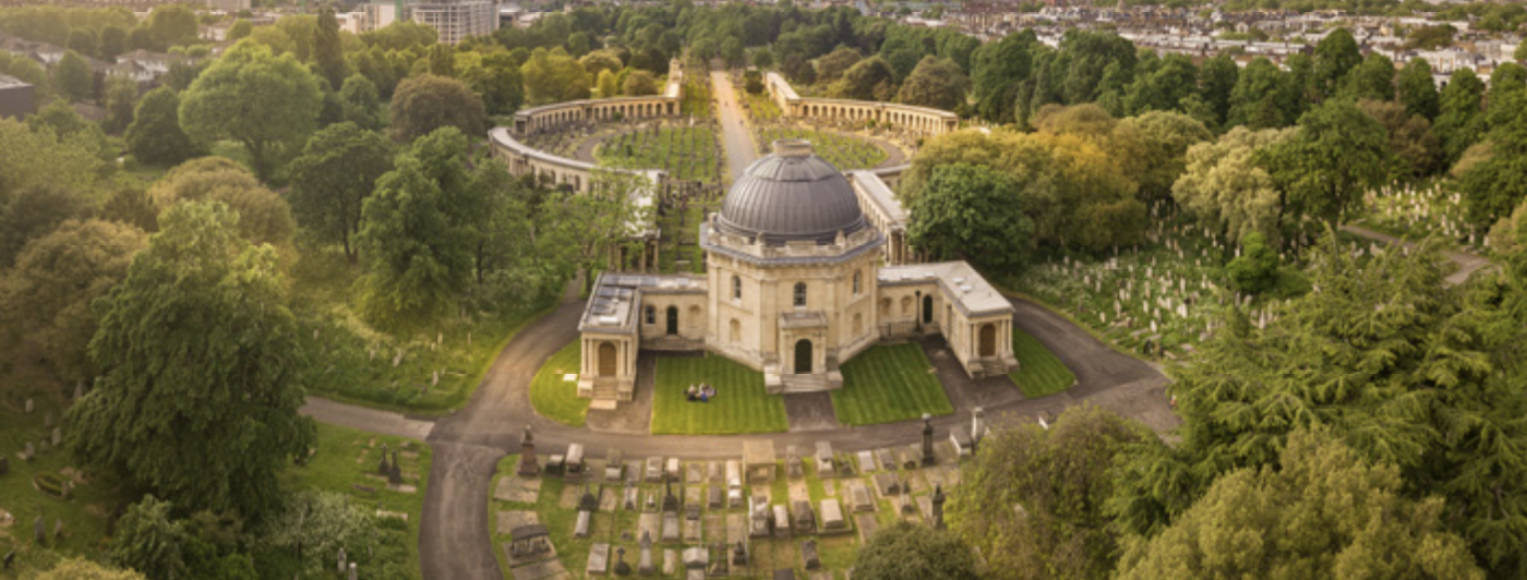 The Chapel at Brompton Cemetery in West Brompton