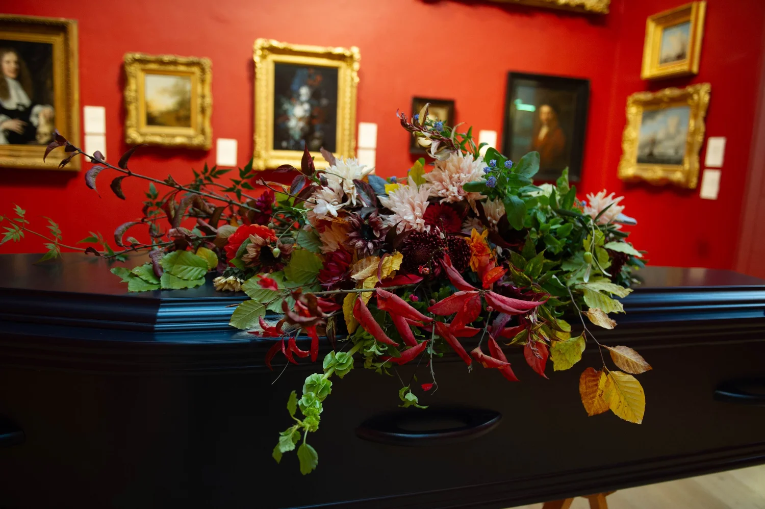 A view of the galleries at Dulwich Picture Gallery