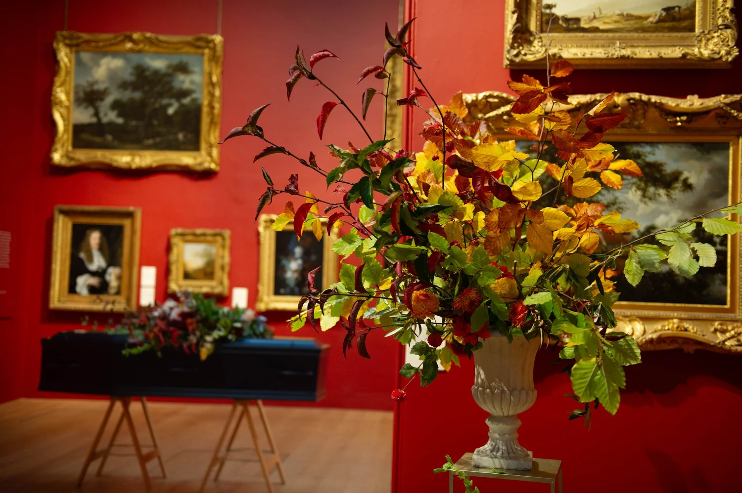A photograph of the setting at Dulwich Picture Gallery