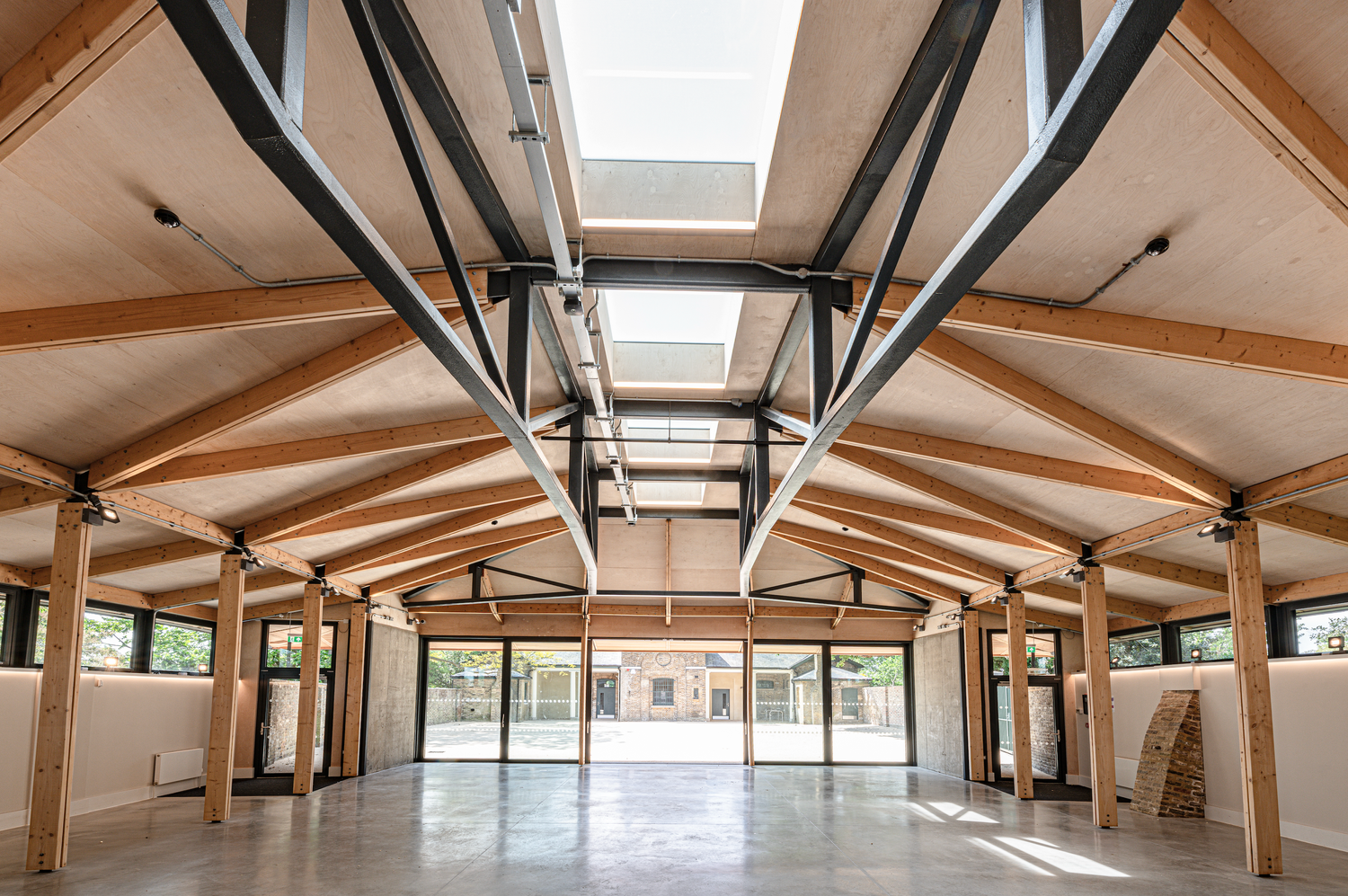 An interior view of Brockwell Hall