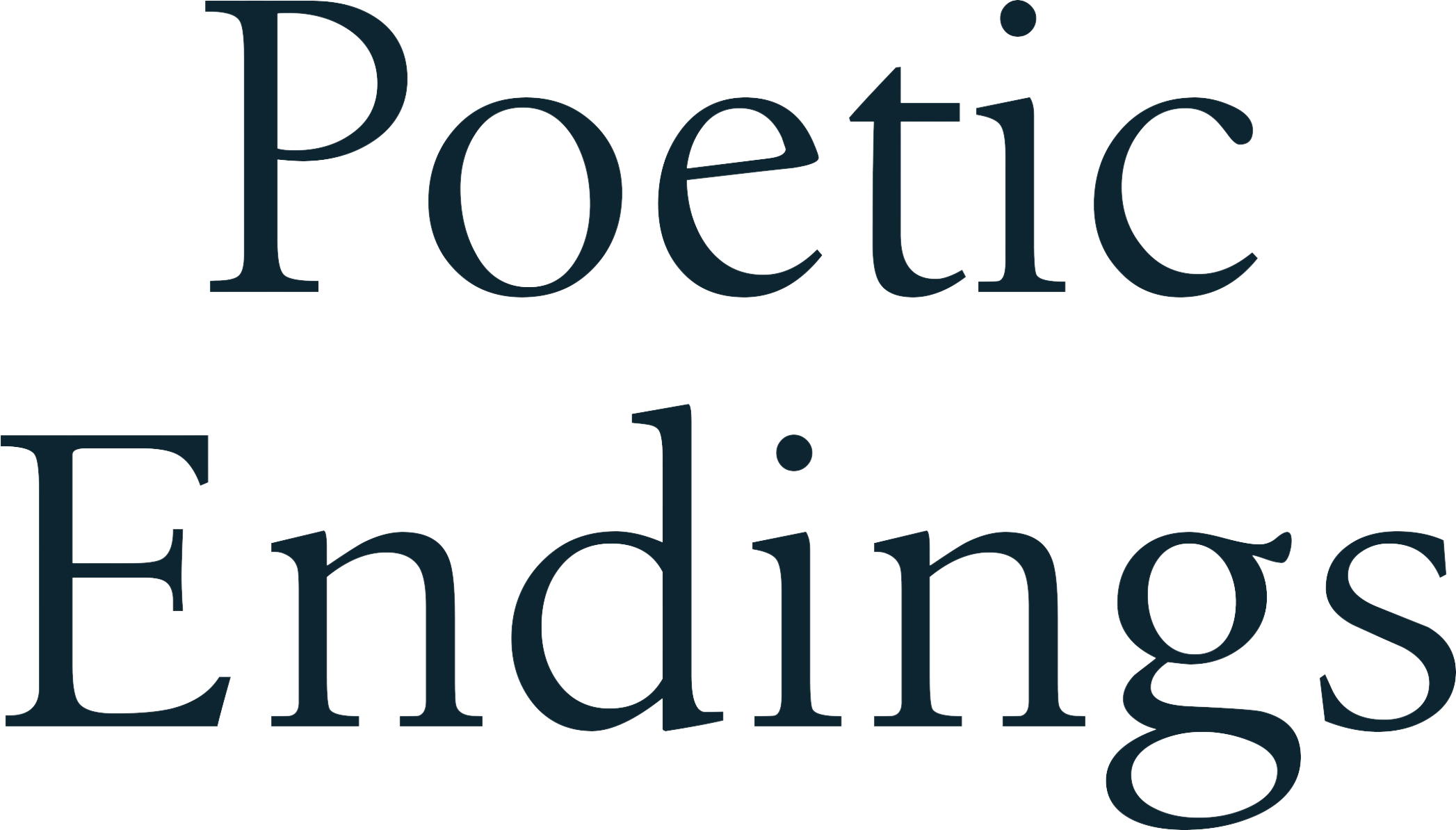 Poetic Endings