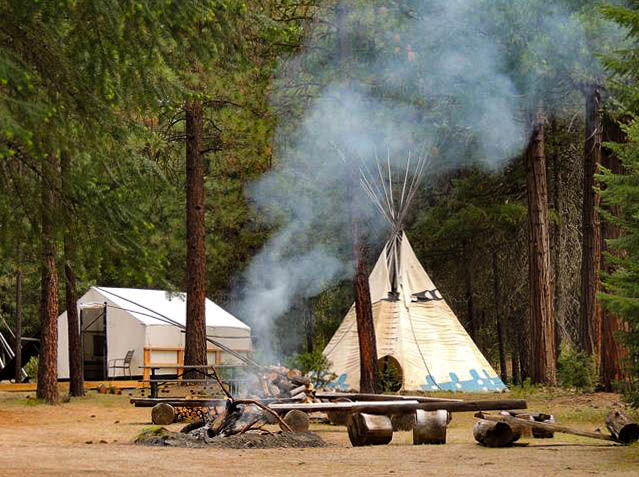 A Tipi and a Bunkalow