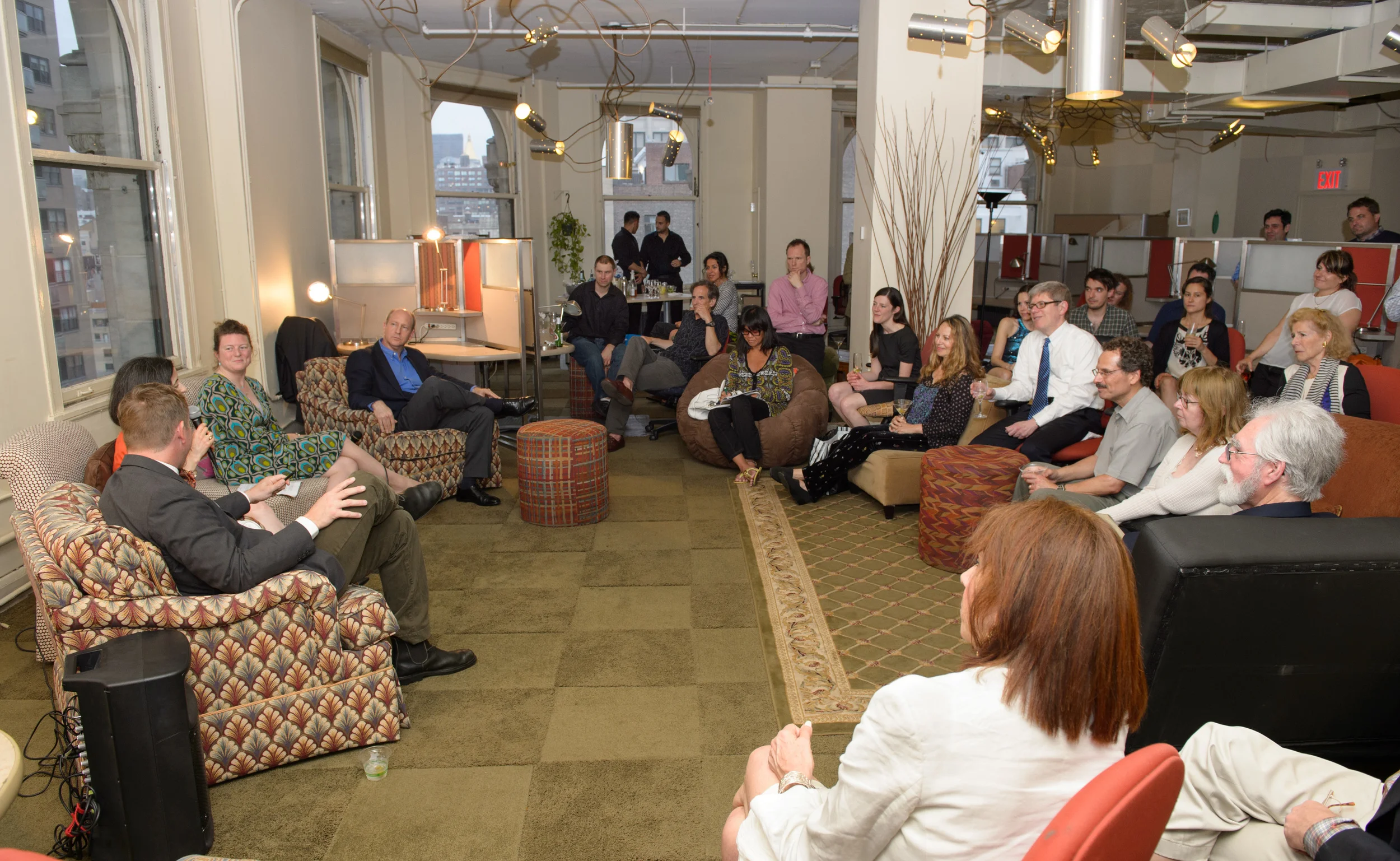 The WR occasionally hosts evening events, workshops and readings of interest to members.