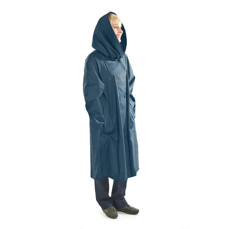 Sapphire Blue Mycra Pac Dona Raincoat