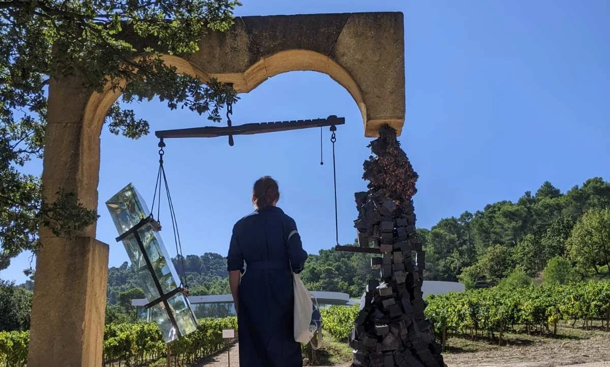  Der Skulpturenpark auf Château La Coste 