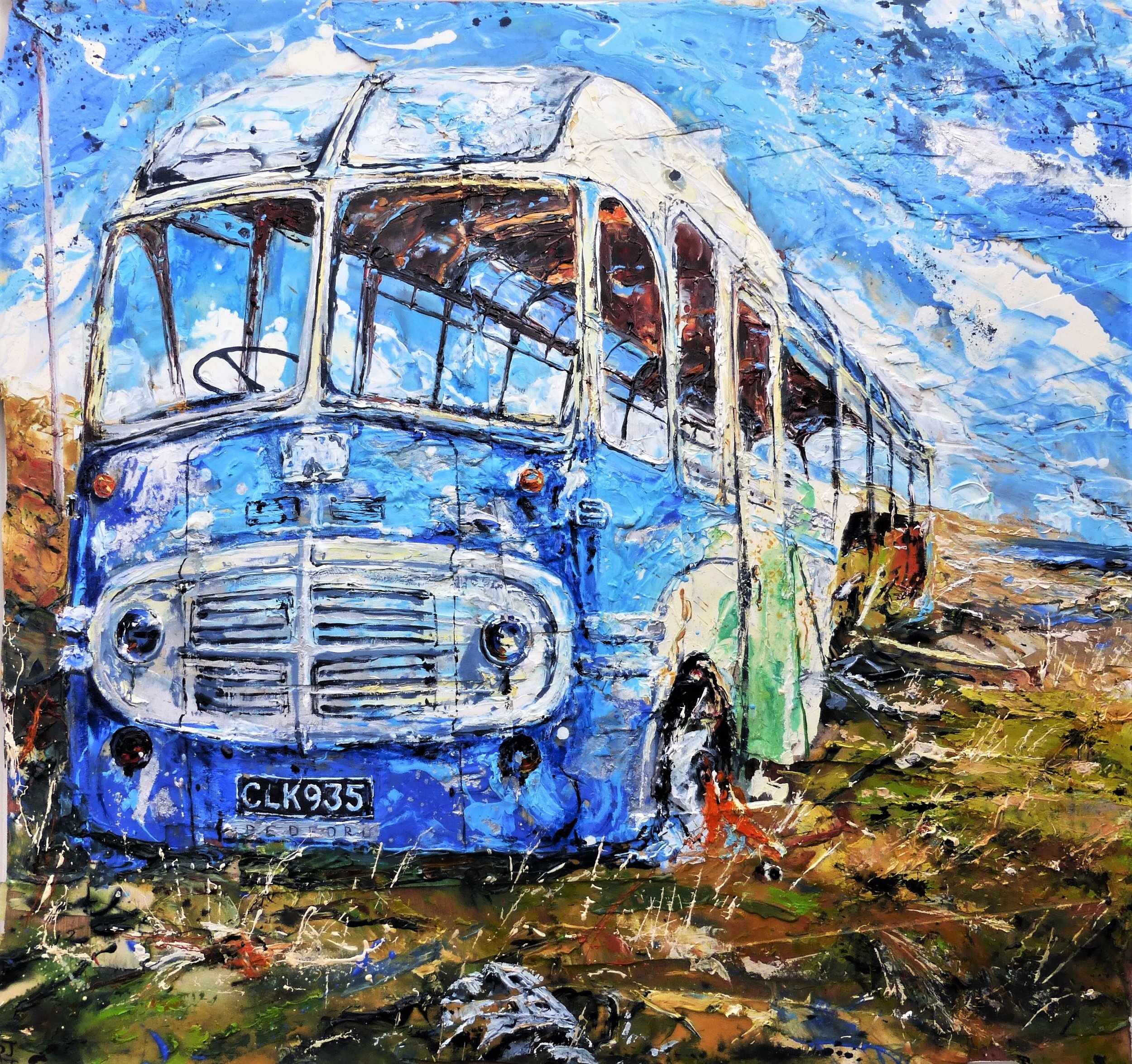 Abandoned Hoy Bus, Orkney Islands