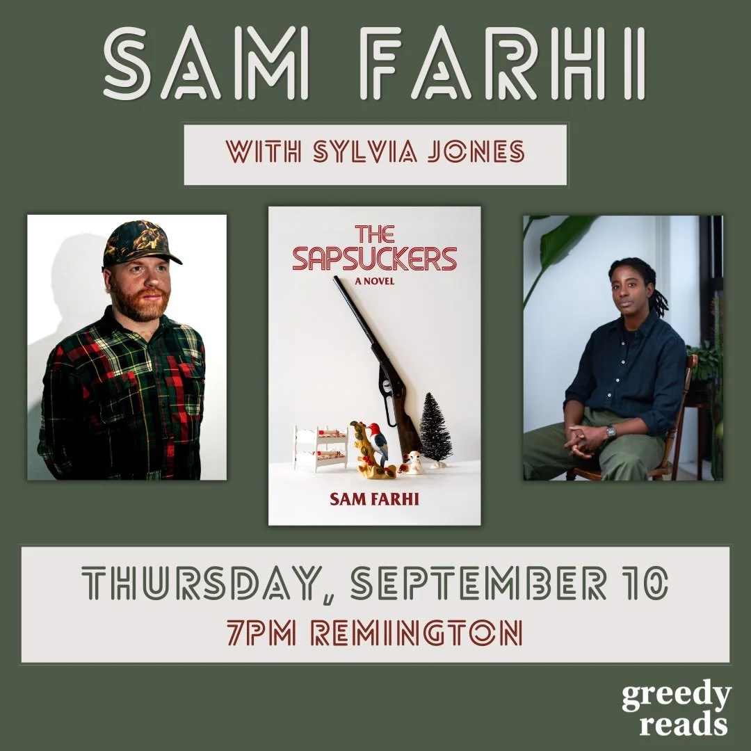 The Sapsuckers Baltimore Launch @ Greedy Reads w/ Sylvia Jones