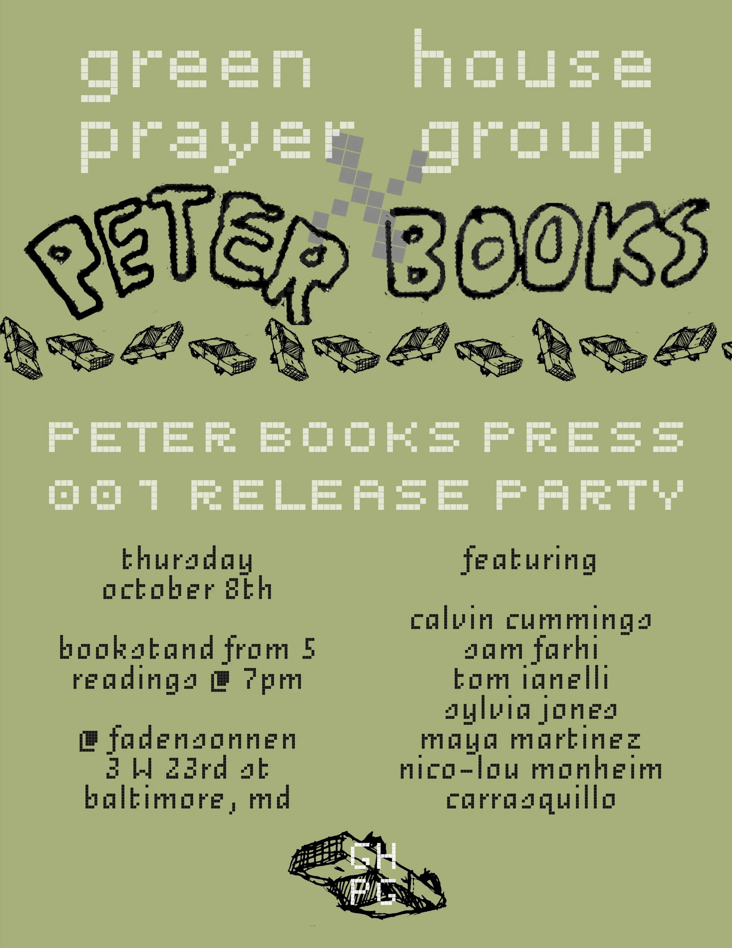 Sam Farhi @ Green House Prayer Group x Peter Books 001 Release Party