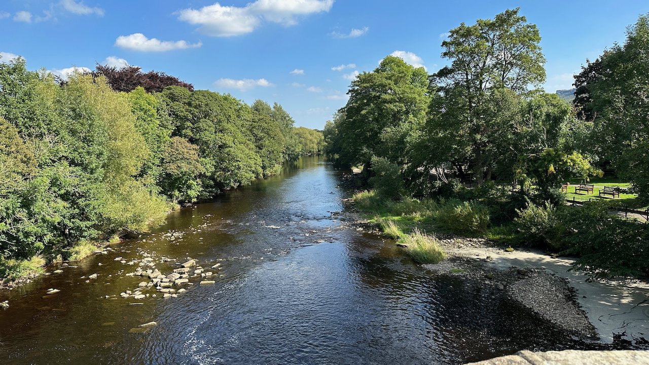  The River Wharfe from Old Bridge 