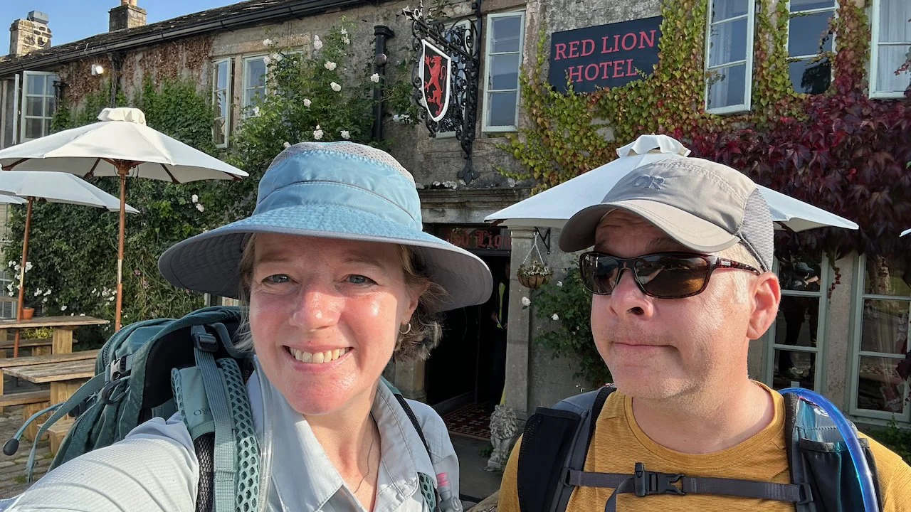  Day 1 lodging at The Red Lion in Burnsall. 