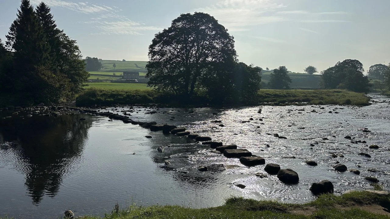  These stepping stones were an alternative to the suspension bridge. 
