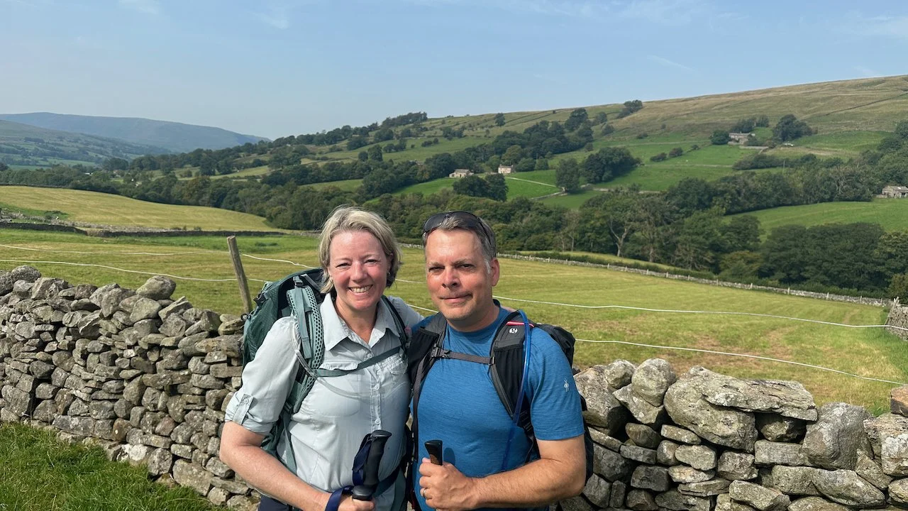  Our Portland friends took this of us with Dentadale in the background. 