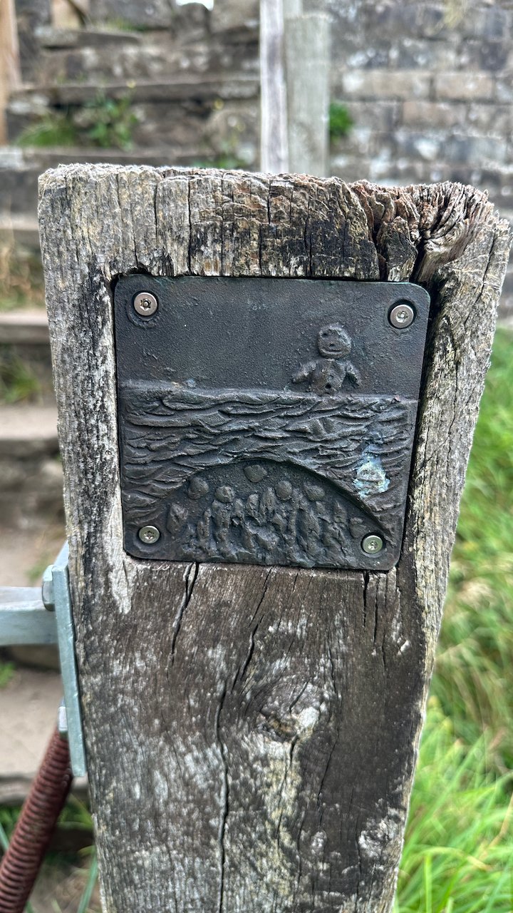  A number of bridges have these small plaques. I keep meaning to ask the FB group who makes them and the significance.  