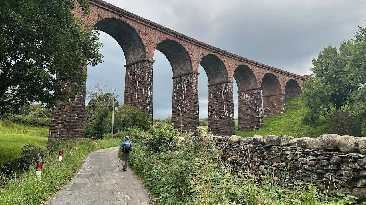  Lowgill Viaduct. We leave the boundary of Yorkshire Dales National Park here.  