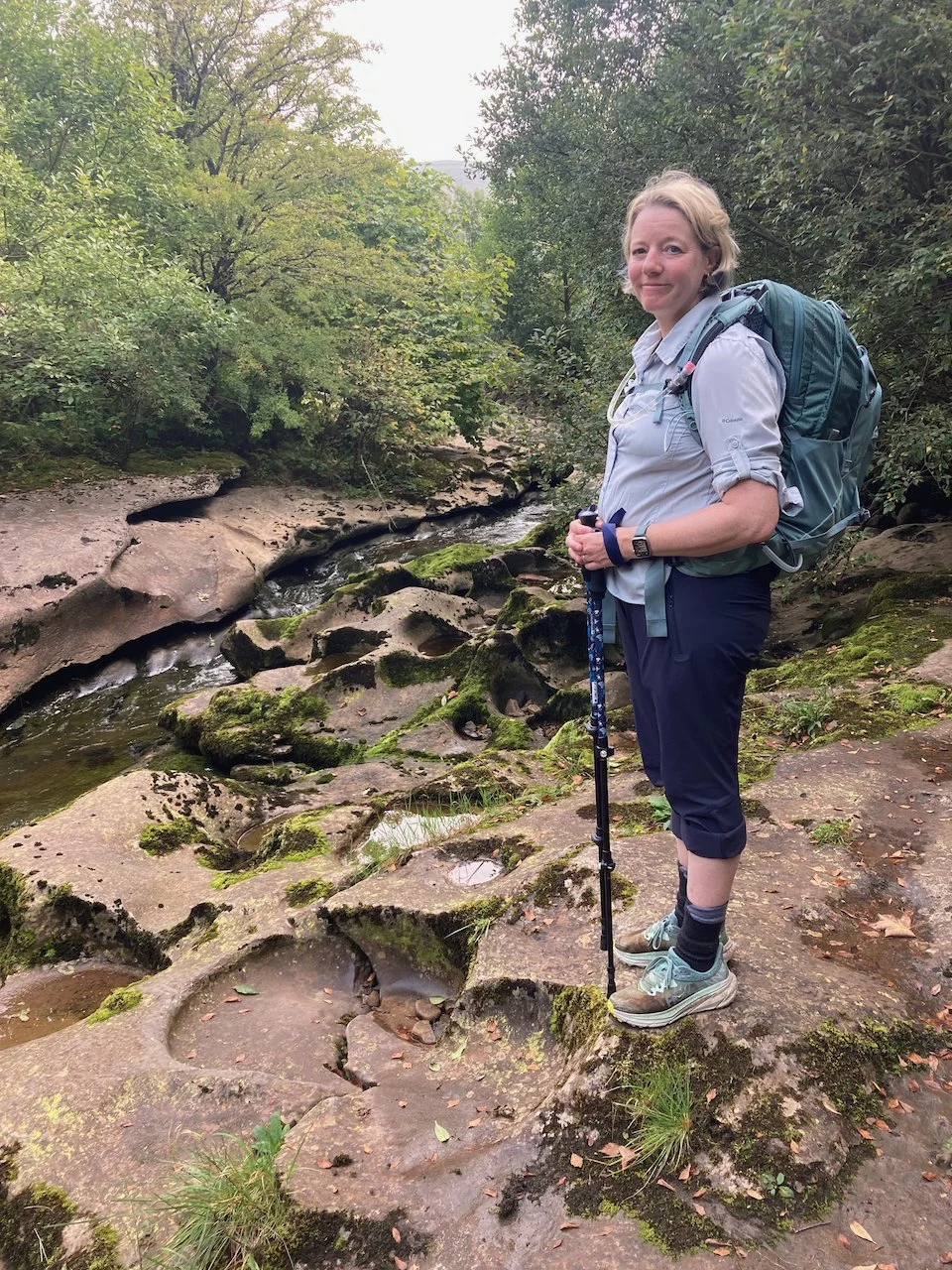  The River Dee. I guess I’m a bit hot and tired, and I have poo on my shoes.  