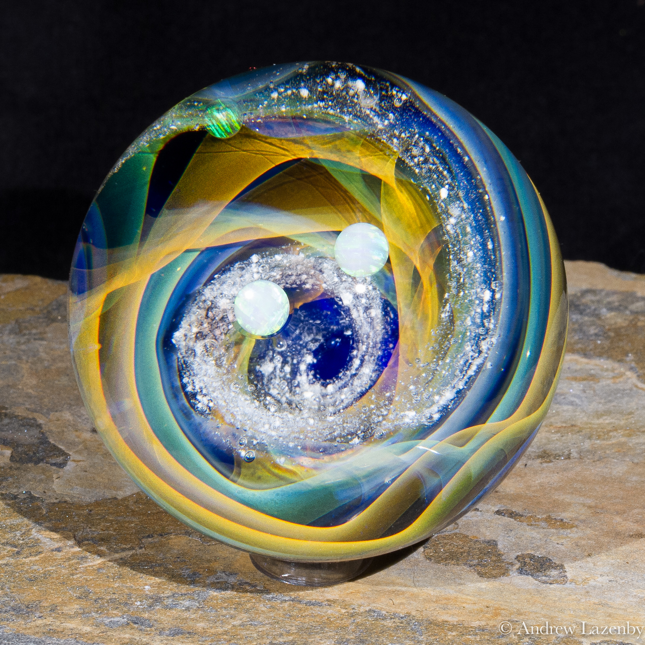 Vortex with Opals  Memorial Marble (1 of 4).jpg