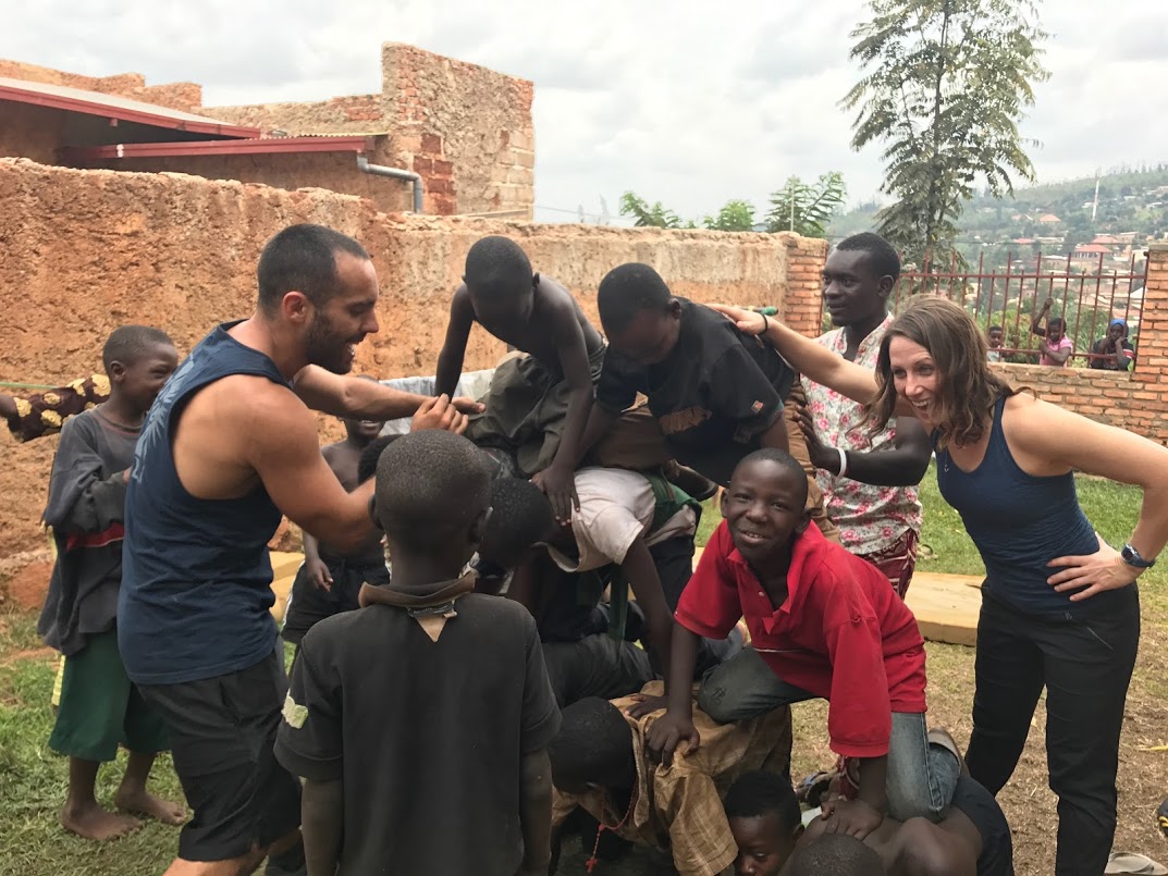 This was my attempt at a human pyramid with our outreach program. Two days a week we host local street kids that we aren't able to take in currently to still do our best to mentor them and at least give them a nice meal. We didn't get the picture of the finished product because... well we failed but luckily no one got hurt!