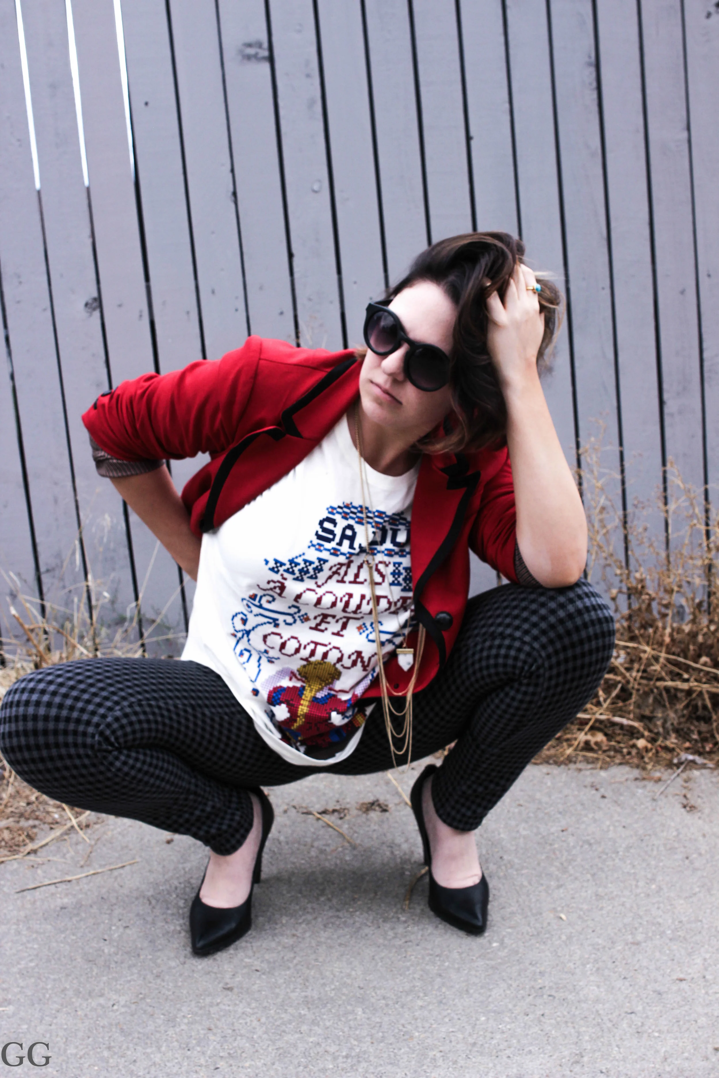 Yeah. I got a little into it.....but you get to see my awesome new calvin heels!