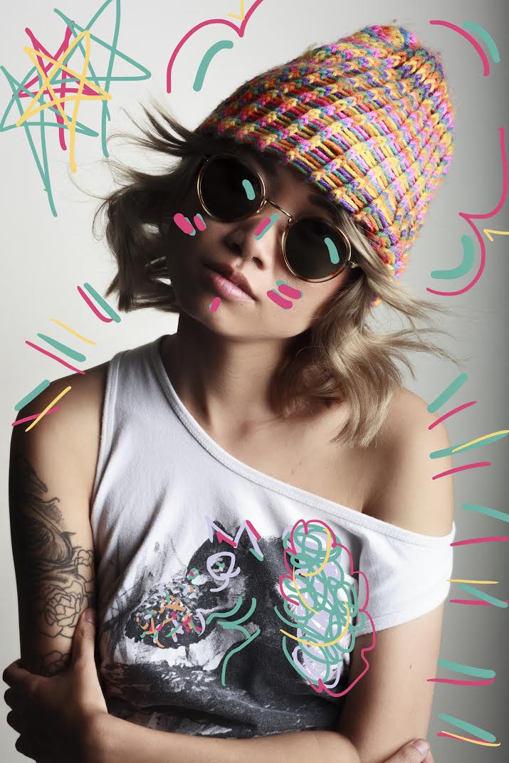 That amazing rainbow sock hat I was talking about