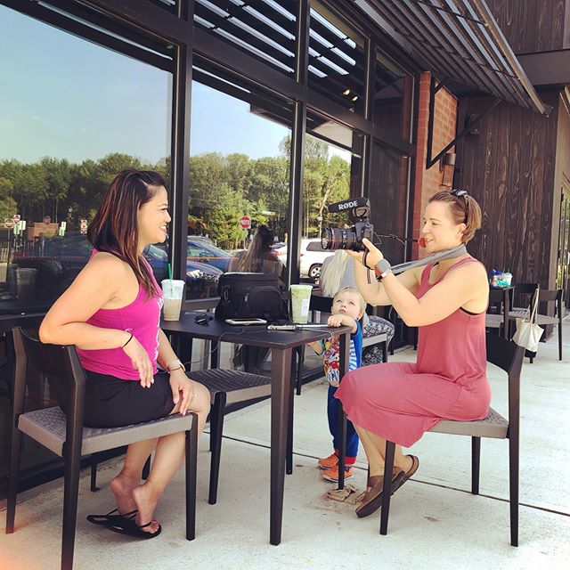 I love getting to work with other small business owners especially when we can bring the kiddos for a special treat at Starbucks!  Keep your eyes out for a short video featuring Donna, owner of  @babybootcamprobbinsville! 
Also any moms in the area s