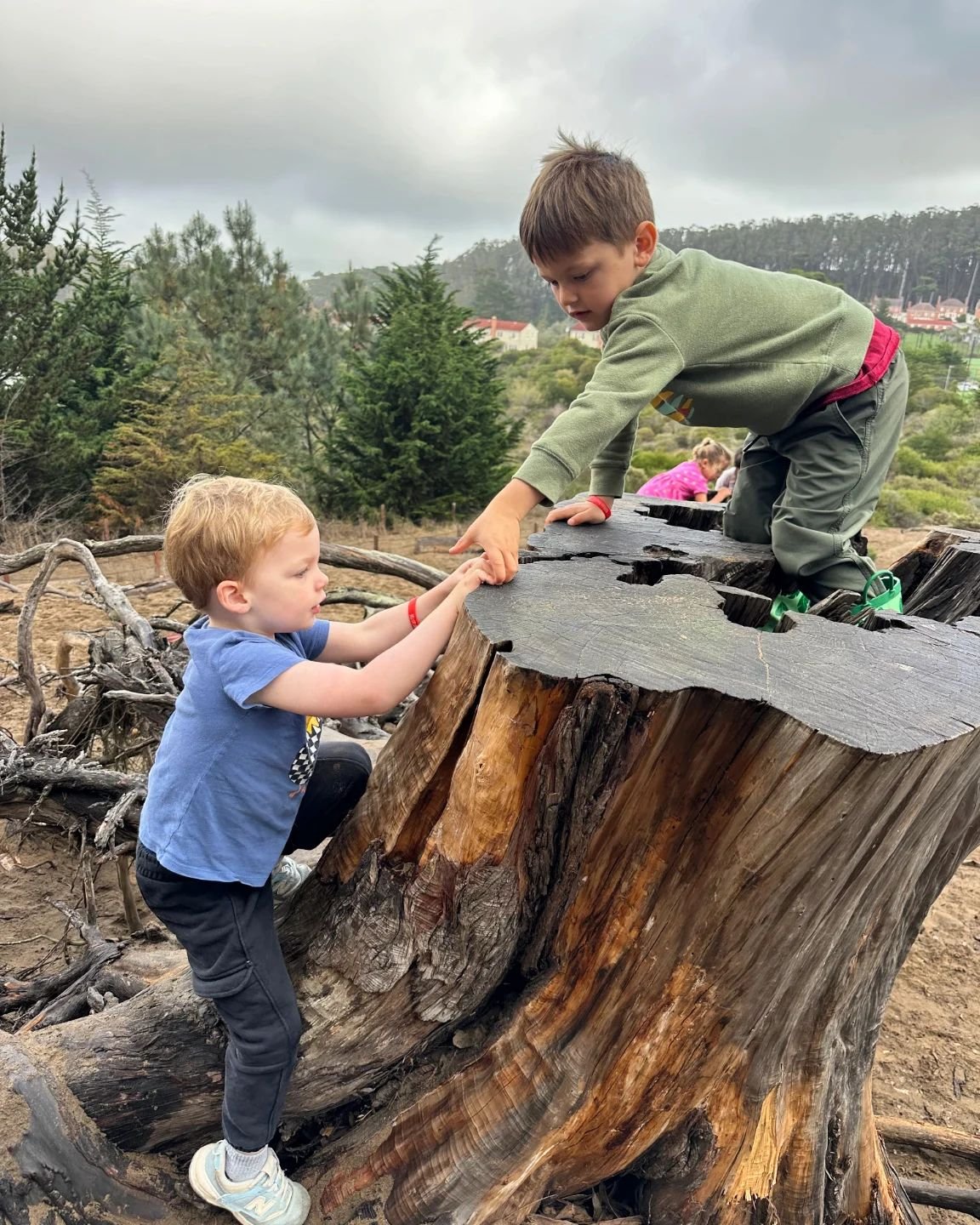 As Milo reached for Clyde's hand, he cheered him on. &quot;You can do this!&quot; Clyde responded, &quot;I know this is hard and I can trust you, Milo!&quot;

Spending our days with young children gives us constant reminders of simple yet mighty reas