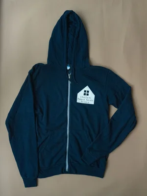 Parker Logo Zip-Up Hoodie Navy / Adult - Size M — One Fifty Parker