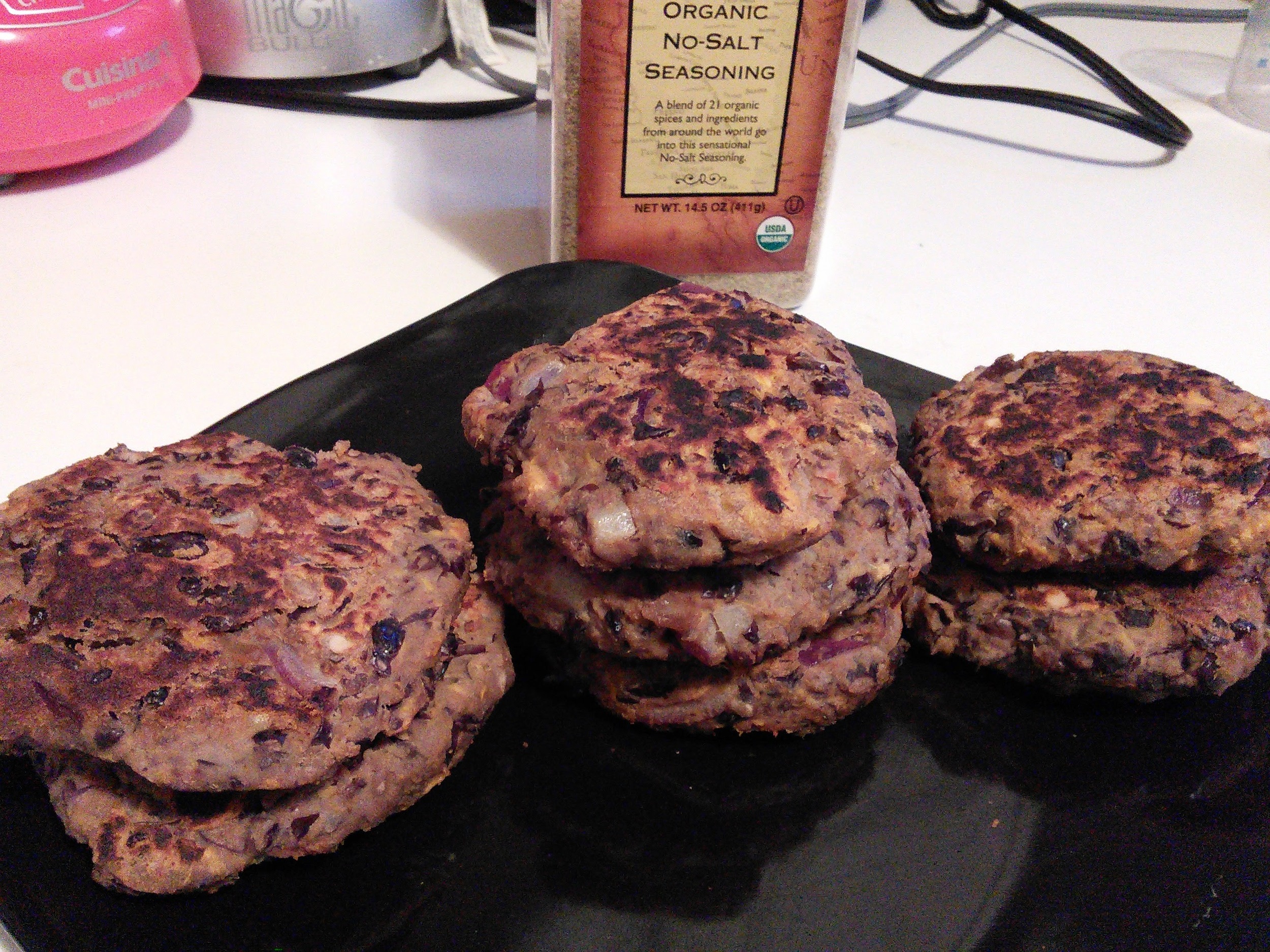 #BlackBean Sweet Potato #Veggie Burgers