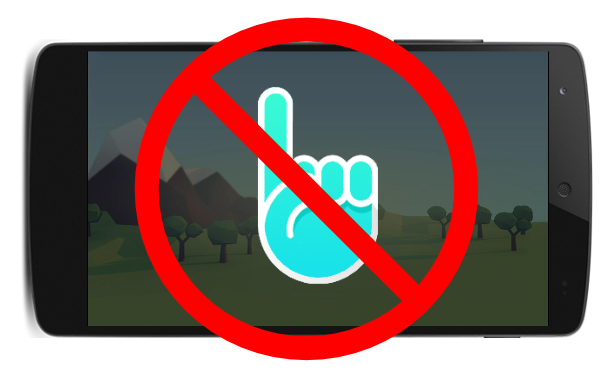  BAD: Adding UI to point to the correct screen only served as a distraction for players.