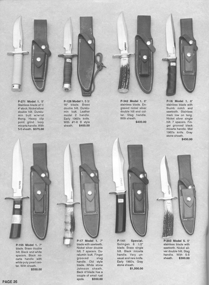 Randall Made Knives 1965 Catalog 