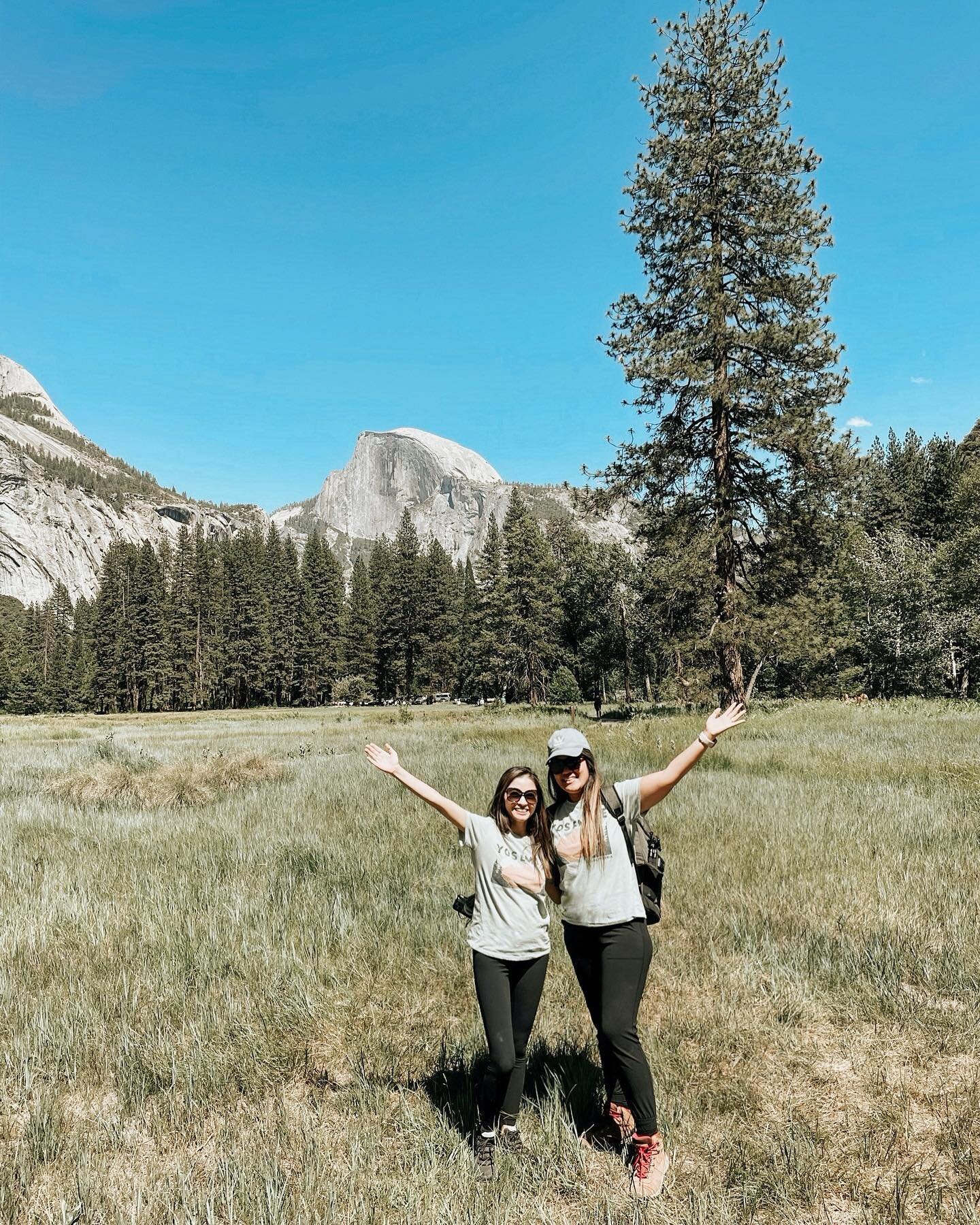 Just two mamas who survived hiking and &ldquo;camping&rdquo; with kids in Yosemite! 🥾 🏕🏞 #okfineitwasglamping 
⠀⠀⠀⠀⠀⠀⠀⠀⠀
#yosemite #yosemitenationalpark #halfdome #nationalpark #nationalparks #wildcalifornia #visitcalifornia #glamping #familytrip 