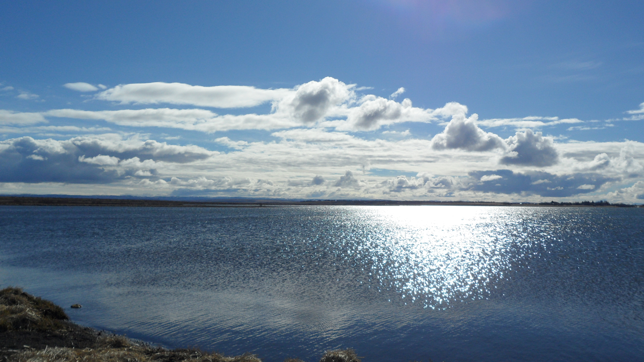 I think this is the lake at Laugarvatn.